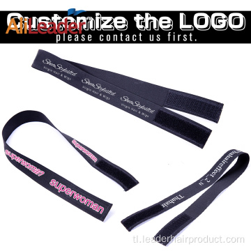 Custom na Logo Adjustable Elastic Wig Band Para sa Wig